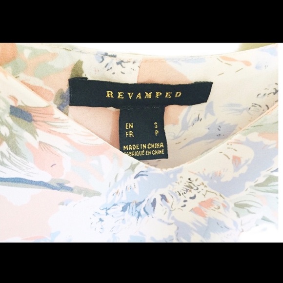 REVAMPED Floral Print Camisole Strap Maxi Dress With Side Slit Blush Pink Small - Picture 8 of 12